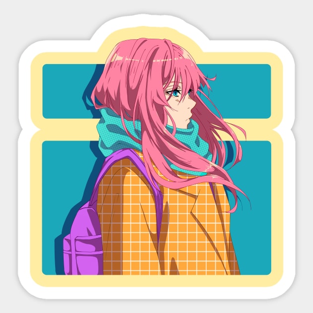 Kawaii anime girl with pink hair Sticker by AnGo